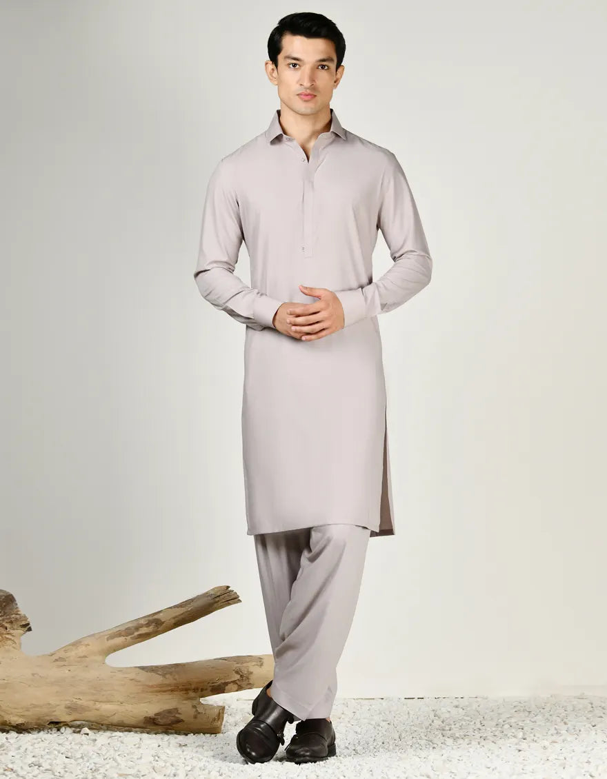 Tea Pink Blended Kameez Shalwar