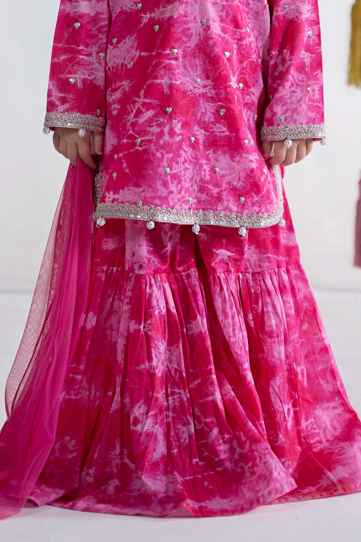 3pc Pink Printed Lawn Suit