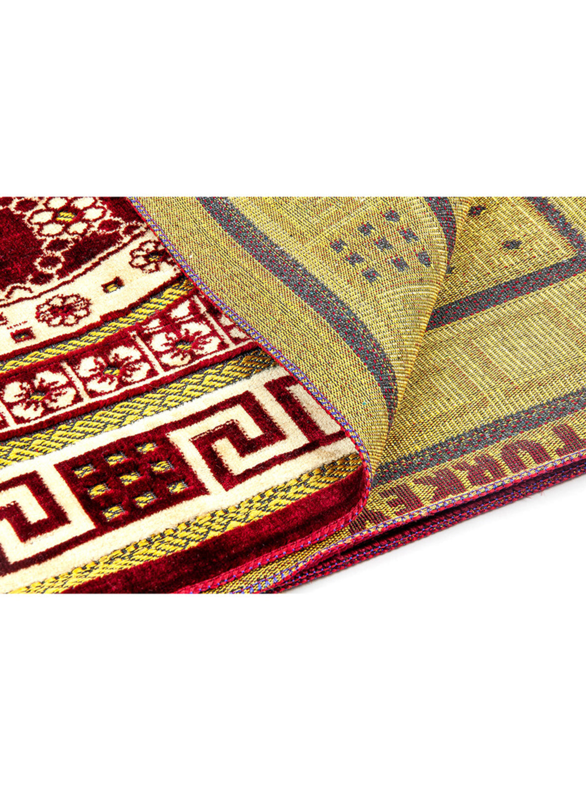 Red Prayer Rug & Tasbeeh