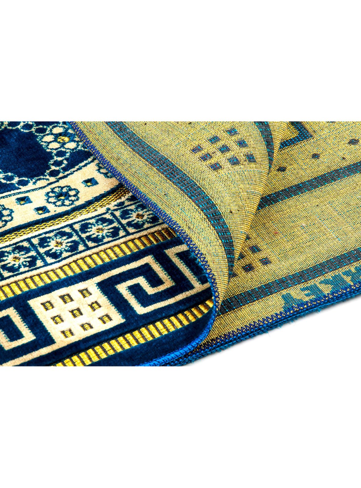 Blue Prayer Rug & Tasbeeh