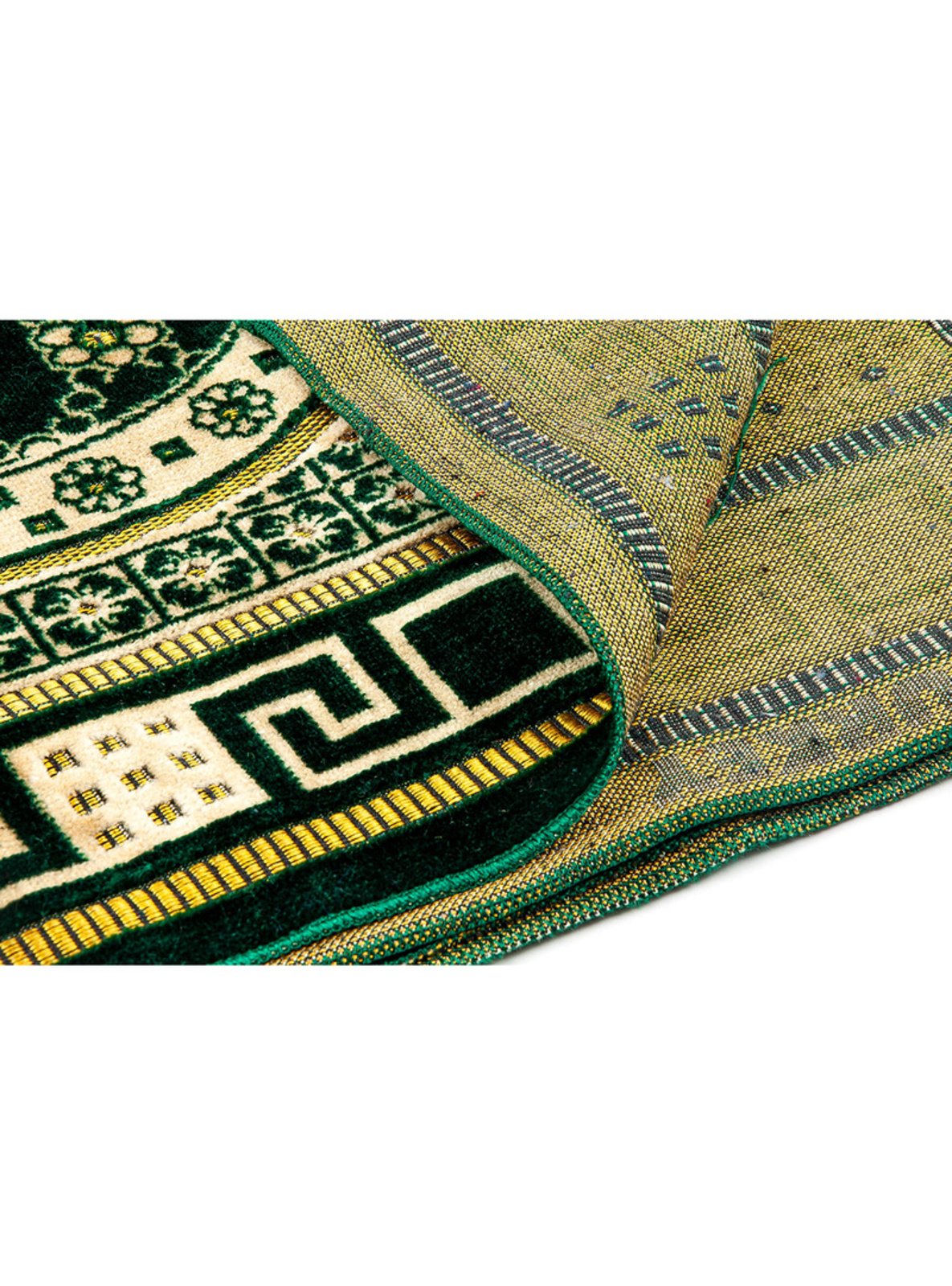 Green Prayer Rug & Tasbeeh